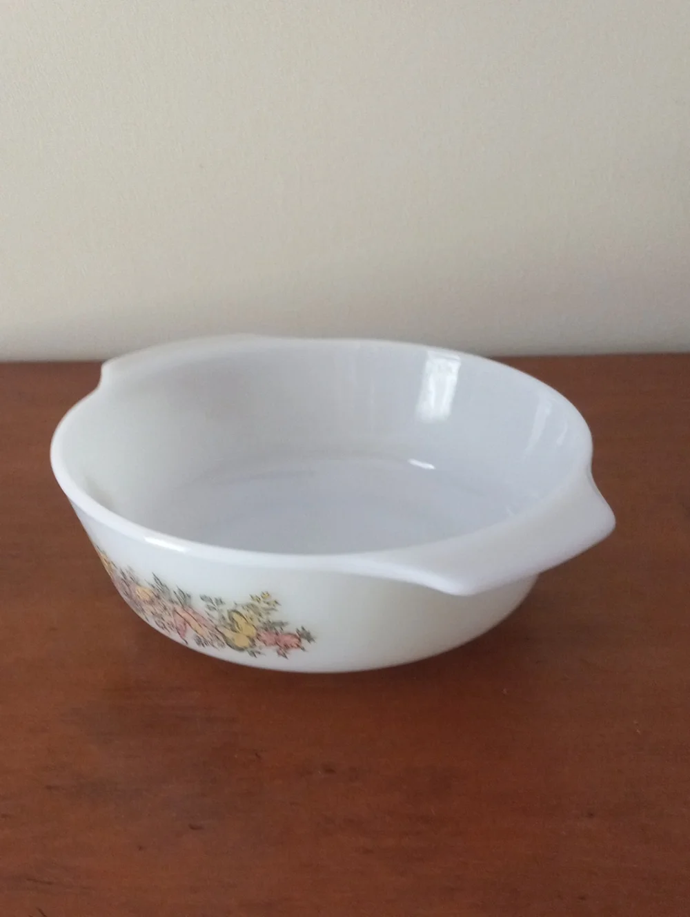 Anchor Hocking White Harvest Vegetable Glass Baking Dish - Home Kitchen